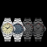 Montre-bracelet pour homme VAVA Original, montre de luxe haut de gamme, étanche, lumineuse, avec date et jour, montre sport en quartz pour homme, bracelet en cuir, Reloj