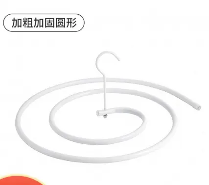 Clothes drying sheet artifact stainless steel round spiral rotating balcony multi-functional drying rack hanging quilt hanger