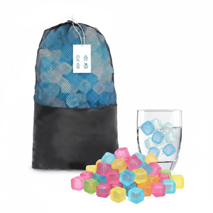 Cubitos de Hielo Reutilizables de Plástico al por Mayor - Sin BPA, Congelación Rápida, Enfriadores de Bebidas que No Diluyen, para Cócteles, Fiestas, Grado Alimenticio - Product Image 3