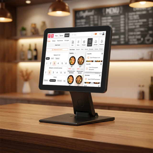 19" 4:3 IP65 Waterproof TFT LCD Panel PC HMI Open Frame Desktop Capacitive Touch Screen Monitor Industrial Business Pos Kiosk