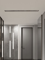 Tira de Luz LED de Aluminio Empotrada en el Techo, Antideslumbrante, Sin Sombras, para Oficina, Pasillo, Corredor, Luz Lineal