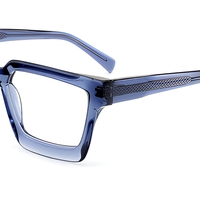 Montures de lunettes carrées, montures de lunettes à bordure complète, lunettes optiques unisexes, monture optique en acétate tendance, lunettes pour un usage quotidien