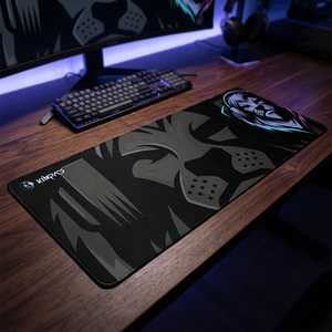 Tapis de souris de jeu TechSide KMP803K_P ProEdge Series XL Lion Design Fucsia/Viola 80x30x3mm Gomma Naturale Fabriqué en Chine - Product Image 3