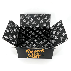 <span class=keywords><strong>Cajas</strong></span> de Envío Impresas Personalizadas, Caja de Embalaje Negra de Cartón Corrugado con Logotipo y Color - Product Image 5