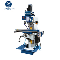 Perceuse et fraiseuse verticale ZX7550CW universelle pour les métaux