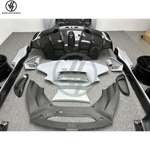 Nuevo Kit de Carrocería de Fibra de Carbono Estilo Pista, Parachoques, Capó, Alerón para 488 GTB Spider 2016-2018, Faldones Laterales Brillantes - Product Image 6