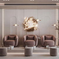 Fauteuil de pédicure en velours haut de gamme, station de pédicure complète sans tuyauterie, mobilier pour salon