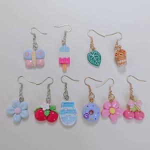 100 pièces de mini-perles plates adorables, assortiment arc-en-ciel, <span class=keywords><strong>nuage</strong></span>, sirène, princesse, <span class=keywords><strong>licorne</strong></span>, cœur, enveloppe, perles pour slime, pour la décoration de centre de nœuds à cheveux - Product Image 5