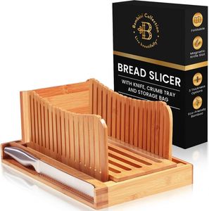 Tabla de Cortar de Bambú Multifuncional, Cortador de Pan y Jamón Plegable, Herramienta de Cocina Sostenible para el Hogar - Product Image 1