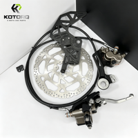 Kit de conversion de frein arrière KOTORQ Ultra Bee pour E-Ride Pro SS 2.0, comprenant étrier, levier, tuyau, support CNC et rotor de 240 mm pour une performance améliorée
