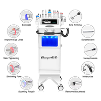 Appareil de beauté multifonctionnel à jet d'eau et d'oxygène, peeling aqua facial, microdermabrasion pour salon de beauté