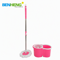 Têtes de balai serpillère rotatives de rechange pour outils de nettoyage des sols, avec seau magique à essorage à quatre côtés et rotation à 360 degrés, en microfibre