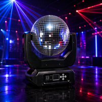 Nouvelle Lampe à Effet Scénique Rotative DMX512 avec Tête Mobile, Miroir et Boule Lumineuse pour Discothèque, DJ, Bar, Fête, Mariage