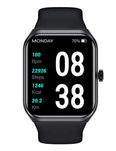 Reloj Inteligente DF LW76 con Correa de Silicona, Recordatorio de Mensajes de la Aplicación, Funciones de Fitness para Mujeres y Hombres, Compatible con Múltiples IP68 - Product Image 2