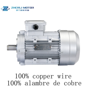 Moteur asynchrone triphasé à 4 pôles de haute qualité, série MS, boîtier en aluminium MS90L-4, montage B14 - Product Image 2