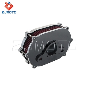 带支撑板的空气滤清器过滤器，适用于哈雷 Sportster XL 2007-2012 隐藏式曲柄通气孔，腿部空间宽敞 - Product Image 4