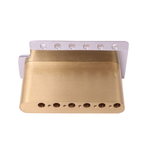 Puente de Trémolo de 6 Puntos Cromado al por Mayor - Bloque de Latón Completo para Modificación Profesional de Guitarras y Reparación de Alta Gama - Product Image 4