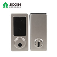 Serrure de porte intelligente à empreintes digitales avec application Tuya, contrôle à distance, compatible avec les portes en bois et en acier, en alliage de zinc, avec carte mémoire