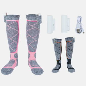 Chaussettes Thermiques Décontractées Chauffantes Électriques 3.7V 4000mAh pour Hommes et Femmes, Lavables, Idéales pour l'Hiver, la Chasse, le <span class=keywords><strong>Ski</strong></span> et le Camping en Extérieur - Product Image 3