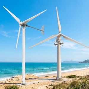 Générateur éolien horizontal haute performance 100 kW, diamètre du rotor 19 m, hauteur 30 m, 3 pales, matériau FRP, entraînement direct - Product Image 6