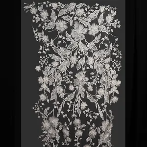 2022 Mode Luxus 3d Flower Lace Stoff Kleid Lace Fabric