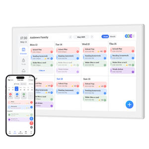 10-дюймовый смарт-сенсорный интерактивный дисплей Цифровая фоторамка с Wi-Fi календарем семейная графика MP4 цифровая поддержка фотографий - Product Image 2