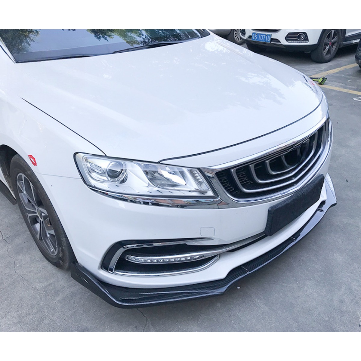 Front Bumper Lip-Black