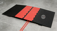 Protector de Cables para Sillas de Ruedas de Caucho Reciclado de Alta Resistencia, Reductor de Velocidad para Seguridad Vial con Clasificación de Velocidad de 10-15 mph