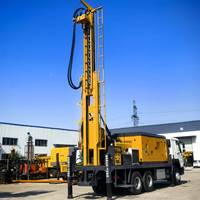 Machine de forage de puits d'eau montée sur camion de 1000 m avec moteur de pompe, roulement et alimentation diesel