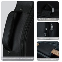Sac de guitare Oxford étanche et antichoc personnalisé de 41 pouces Bandoulière épaissie pour pianos classiques de 36 38 39 40 pouces
