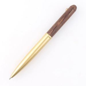 Advertising New Brass Wood Metal Roller Gel <b>Pen</b> With Custom Logo Neutral Creative Premium Pretty Twist Luxury Executive Sign - Product Image 4