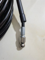 Tuyau de canalisations haute pression Hiabrub Hiabrub063-1 avec service de découpe, en néoprène tressé avec fil d'acier haute résistance, Max
