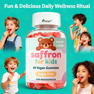 Oem/Odm Saffraan Gummies Voor Kinderen Ondersteunt Vrolijke Stemming En Temperament Controle Suikervrije Saffraansupplementen Kalm Gummies - Product Image 5