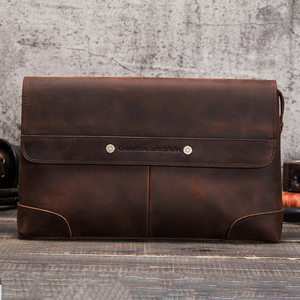 <span class=keywords><strong>Pochette</strong></span> Uomo in Pelle "Crazy Horse" Vintage Casual <span class=keywords><strong>con</strong></span> Scomparti Multipli per iPad da 7.9 Pollici, Lusso - Product Image 1