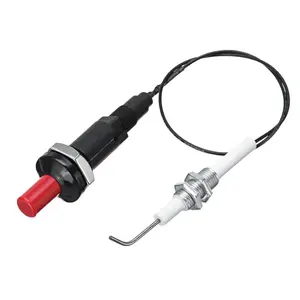 Universal Piezo Spark Plug Ignition Set With 30cm Cable Push Button Igniter For Gas Grill BBQ