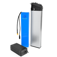 Batterie au lithium rechargeable pour vélo électrique OEM 21700 24V 36V 48V 52V, pack de batteries lithium-ion pour vélo électrique Silver Fish avec boîtier en alliage
