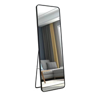 Fabrication professionnelle bon prix de gros de haute qualité miroirs debout miroir haut debout
