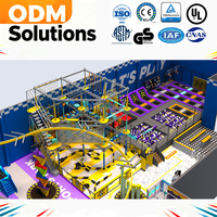 Équipement de terrain de jeux intérieur pour enfants de grande taille, sur mesure, prix d'usine, conception gratuite, parc d'attractions à thème, parc d'aventure, certification CE