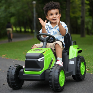 Nuovissimo Trattore Cavalcabile per <span class=keywords><strong>Bambini</strong></span> 1-7 Anni con Rimorchio Trattore Elettrico per <span class=keywords><strong>Bambini</strong></span> 12V - Product Image 2