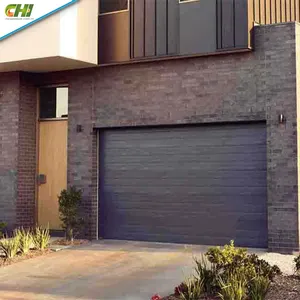 Puerta garajes galvanizada Enrollable, 16X7, automatizada, grande, 8x10, línea de acero, Puerta de Garaje eléctrica con Puerta de hombre