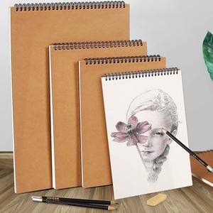 Lisi bán buôn tùy chỉnh thiết kế 16k A4 8K xoắn ốc ràng buộc phác thảo cuốn sách hỗn hợp phương tiện truyền thông vẽ cho các nghệ sĩ Bút chì vẽ trên bìa giấy - Product Image 4