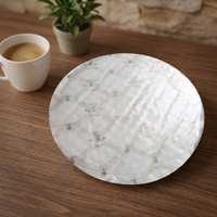 Papier alimentaire biodégradable et écologique absorbant les chocs pour emballage de chocolats et gâteaux, impression de logo multi-formes