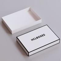 Boîte cadeau rigide réutilisable magnétique personnalisée, lamination mate, carton recyclable pour vêtements, accessoires, cosmétiques, faux cils