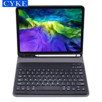 Casing Keyboard Magnetik CYKE dengan Tempat Pena untuk Apple iPad Pro 11 Inci 2018 2020 2021