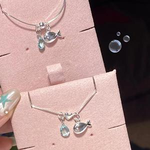 Collar de Plata de Ley S925 con Diseño de Fuegos Artificiales, Diseño Romántico de Lujo con Circonita, Colgantes y Dijes de Moda - Product Image 1