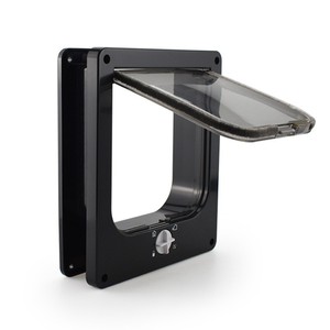 Multi Tailles 4 Modèles Verrouillables Porte automatique sûre pour animaux Facile à utiliser Porte intérieure pour chat Plastique durable Porte extérieure pour chien - Product Image 4