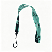 Lanière personnalisée en polyester avec logo, cordon de cou pour badge d'identification, porte-clés, bracelet de poignet, cadeau promotionnel, vente en gros, OEM