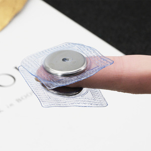 Pengchen thương hiệu flatback Vòng PVC nút với từ <span class=keywords><strong>Snap</strong></span> đinh tán, thân thiện với môi quần áo khóa hạt - Product Image 5