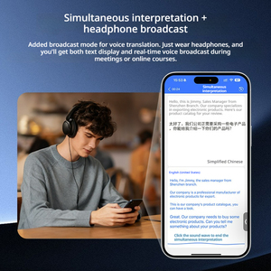 Grabadora <span class=keywords><strong>de</strong></span> Voz con Control por Aplicación, Transcripción y Traducción, Nueva IA T1: 144/16 Idiomas, 0.5s Rápido, Chat Grupal, Videollamada, Personalizado/Al Por Mayor - Product Image 3