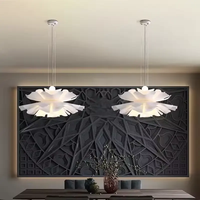 Lustre de plafond LED d'intérieur de luxe pour le salon Restaurant Luminaire suspendu Décoration Lustre à LED Suspension